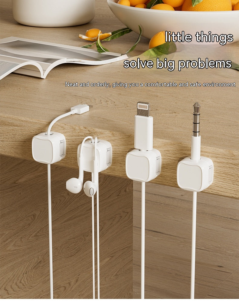 LVLTEX MagClip – Magnetischer Kabelhalter im 6er-Pack