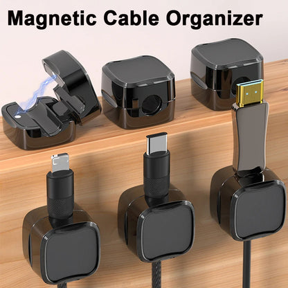 LVLTEX MagClip – Magnetischer Kabelhalter im 6er-Pack