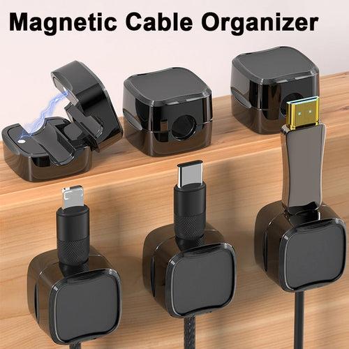 LVLTEX MagClip – Magnetischer Kabelhalter im 6er-Pack