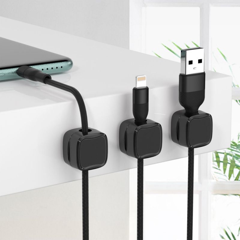 LVLTEX MagClip – Magnetischer Kabelhalter im 6er-Pack