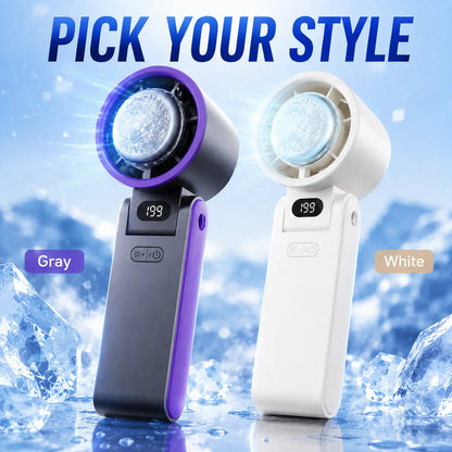 Portable Fan Handheld High Speed Fan 199 Adjustable Levelsfoldable for Summer Travel Vacation Essentials& Outdooractivities Cool Fan