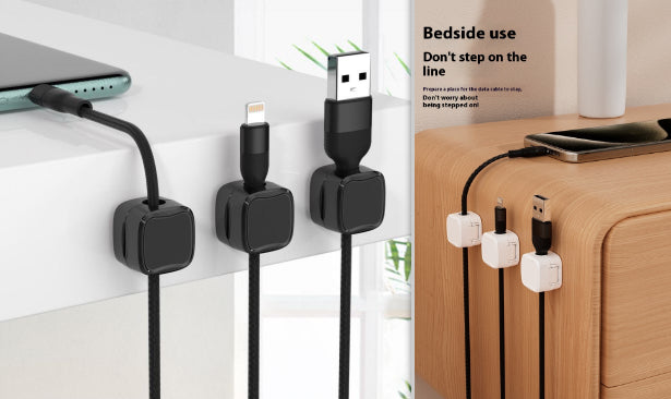 LVLTEX MagClip – Magnetischer Kabelhalter im 6er-Pack