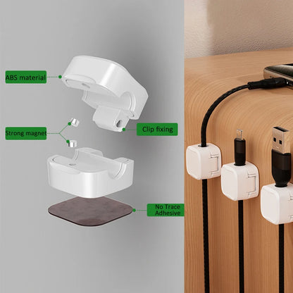 LVLTEX MagClip – Magnetischer Kabelhalter im 6er-Pack